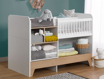 Lits Evolutifs Combines Avec Commodes A Langer Chambrekids