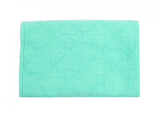 Plaid Bebe Vert Electrique 100 Coton