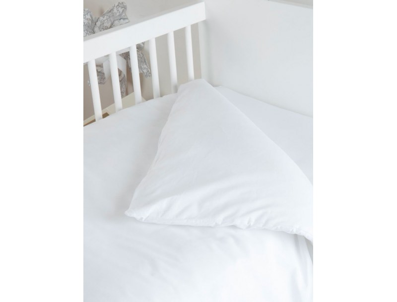 Parure de lit bébé 70x140 Blanc