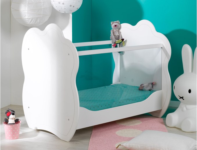 Chambre bébé complète blanche Bosque  Lit bébé et commode ✔️ Petite Amélie