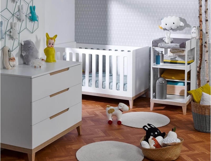 Table à langer bébé, essentiels - blanc, Chambre et rangement